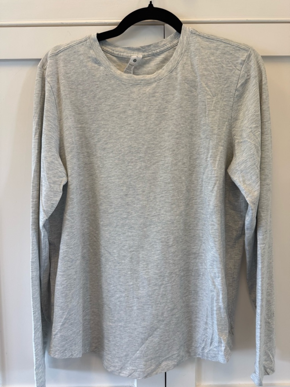 lululemon athletica Long Sleeve Tee in Light Heather Gray